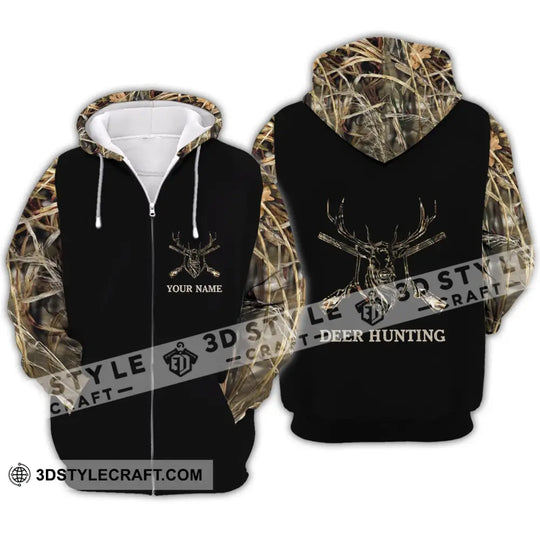 Unisex Shirt - Custom Name Shirt - Hunting Shirt, Hunting Name - Deer Hunting Full Printing style option 4
