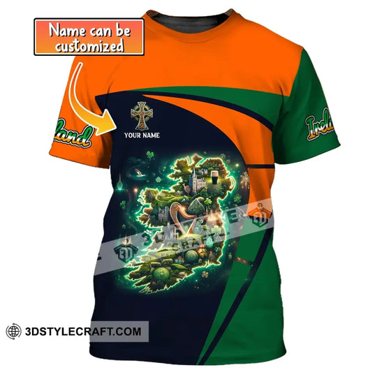 Unisex Shirt, Custom Name Irish T-Shirt, Ireland Hoodie Polo Shirt, Irish Shirt style option 1