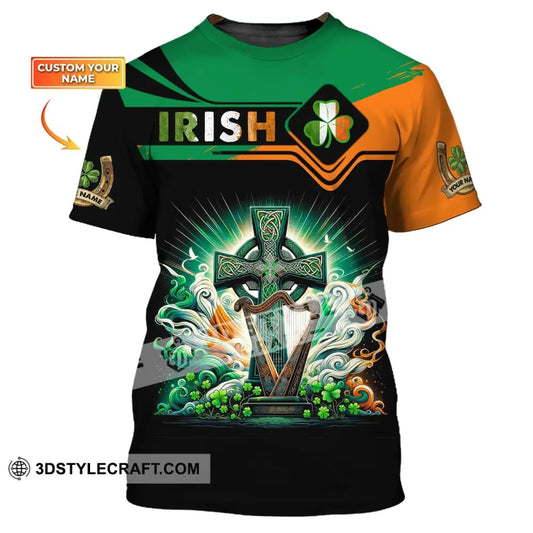 Unisex Shirt Custom Name Irish T-Shirt Ireland Hoodie Polo Gift For Lover