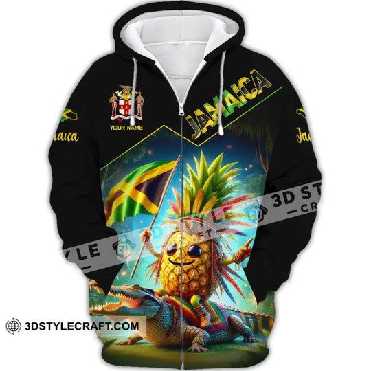 Unisex Shirt, Custom Name Jamaica Shirt, Gift for Jamaica Lover style option 3