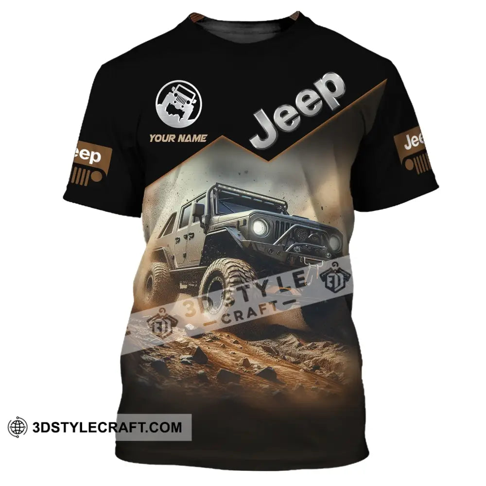 Unisex Shirt Custom Name Jeep Gladiator Polo Long Sleeve T-Shirt / S T-Shirt