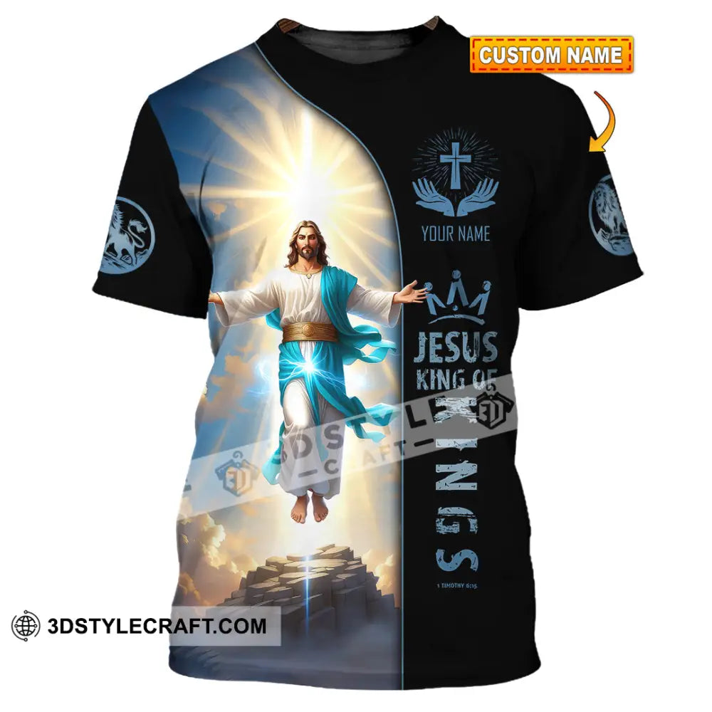 Unisex Shirt - Custom Name Jesus King Of T-Shirt