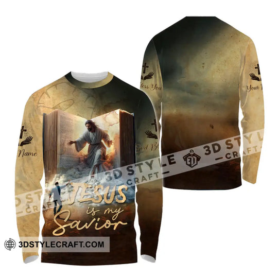 Unisex Shirt - Custom Name Jesus Shirt My Savior style option 4