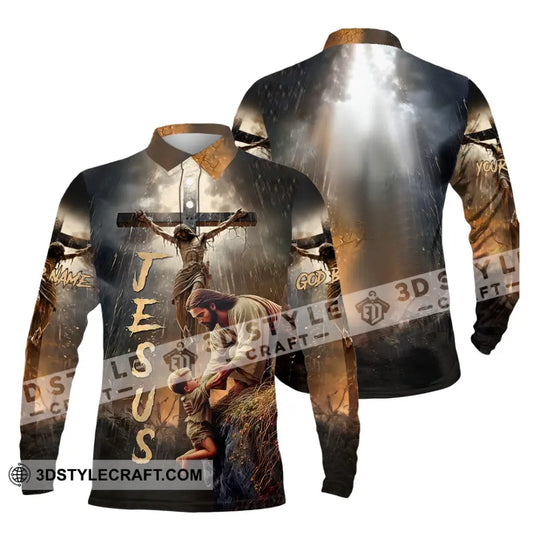 Unisex Shirt - Custom Name Jesus Saving Shirt style option 3