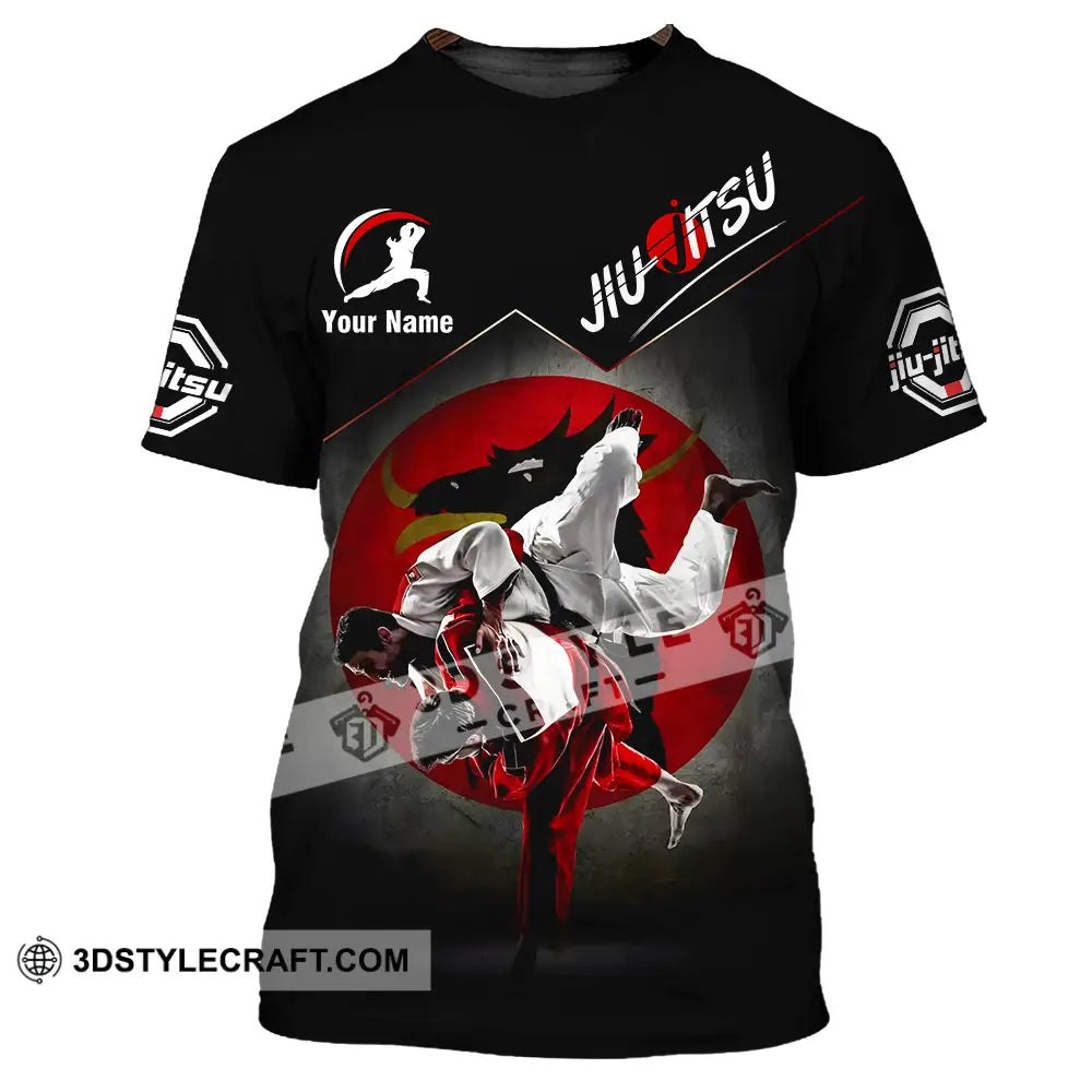 Unisex Shirt - Custom Name Jiu Jitsu Combat T-Shirt / S T-Shirt