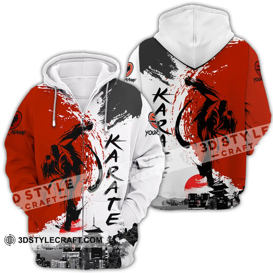 Unisex Shirt - Custom Name Karate Shirt, Tradition style option 4