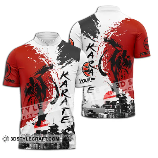 Unisex Shirt - Custom Name Karate Shirt, Tradition style option 2