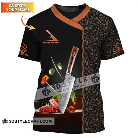 Unisex Shirt - Custom Name Shirt - Knife Of Chef style option 1