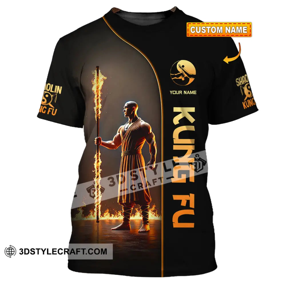 Unisex Shirt Custom Name Kung Fu Lover Gift T-Shirt