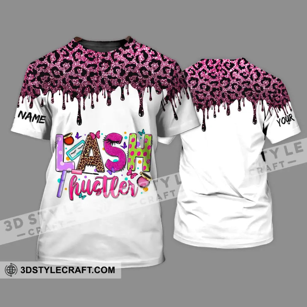 Unisex Shirt - Custom Name Lash Hustler T-Shirt / S T-Shirt