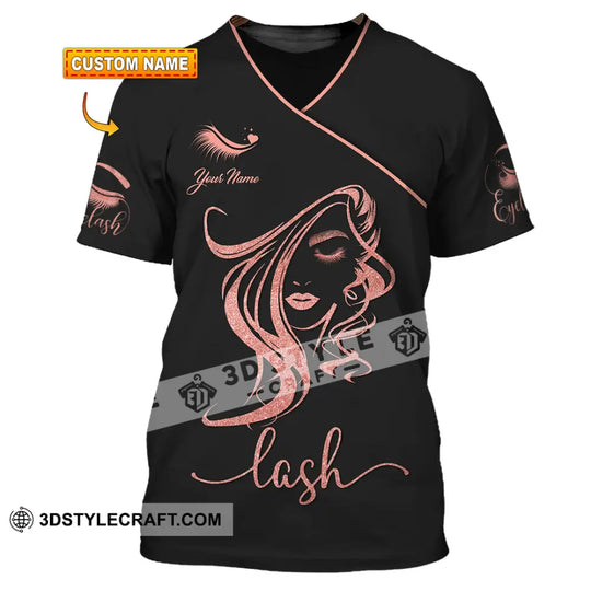 Unisex Shirt - Custom Name Lash Shirt style option 1
