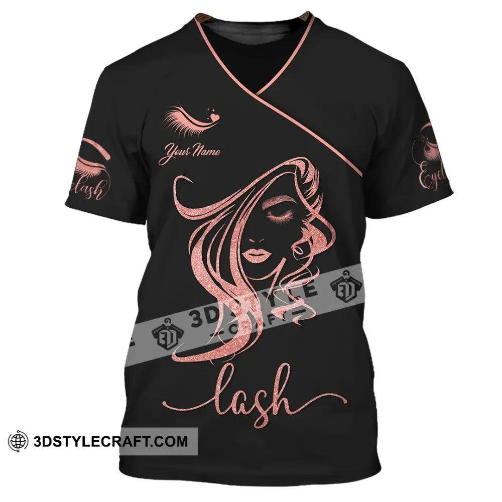 Unisex Shirt - Custom Name Lash T-Shirt / S T-Shirt