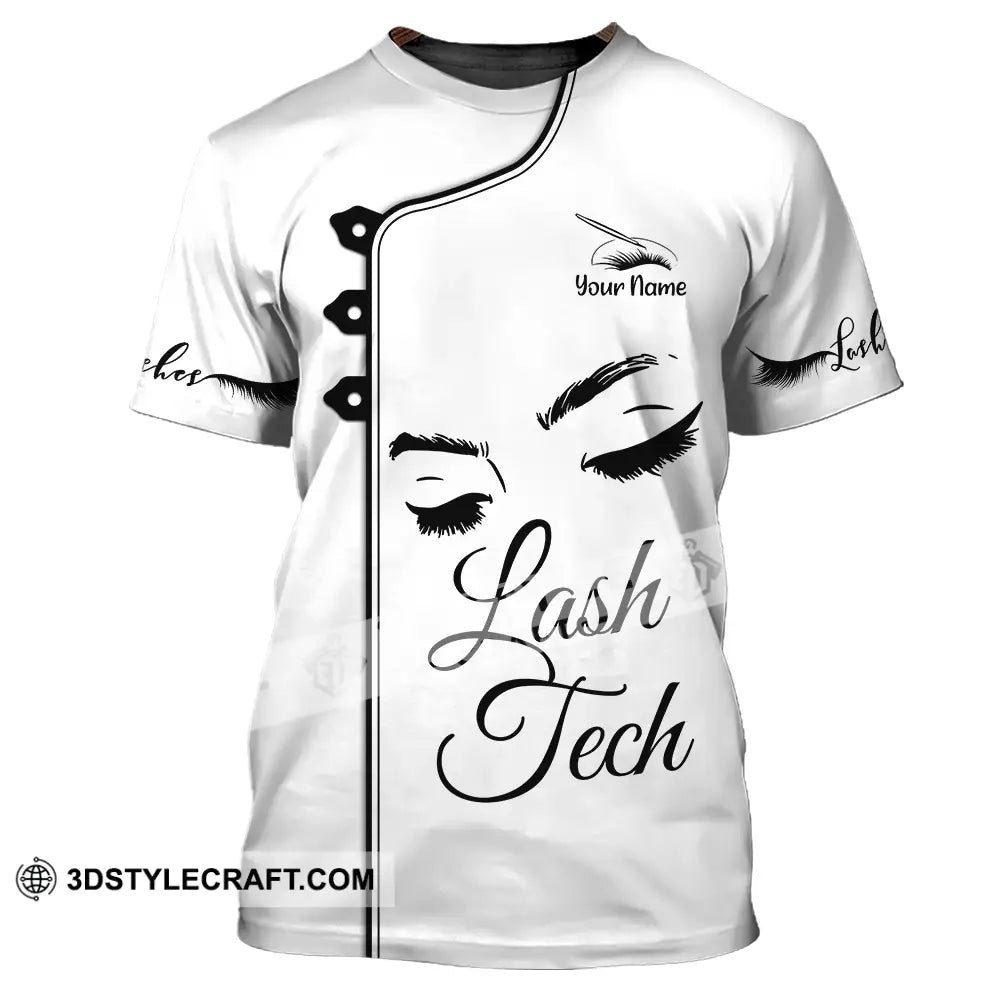 Unisex Shirt - Custom Name Lash Teach Light T-Shirt / S T-Shirt