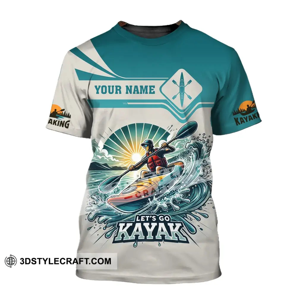 Unisex Shirt - Custom Name Let Go Kayak T-Shirt / S T-Shirt