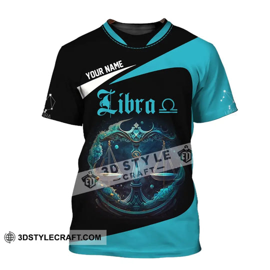 Unisex Shirt, Custom Name Libra Shirt, Zodiac Polo Long Sleeve Shirt, Zodiac Apparel, Gift for Libra style option 2