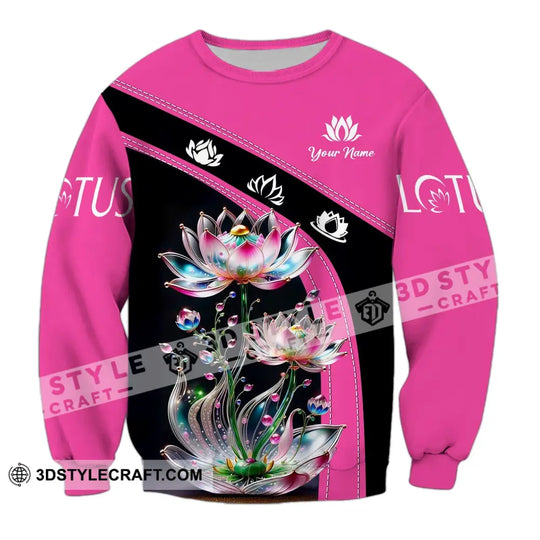 Unisex Shirt - Custom Name Shirt Lotus style option 4
