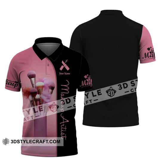 Unisex Shirt, Custom Name Makeup Artist Shirt, Makeup Artist T-Shirt, Gift for Makeup Artist style option 4