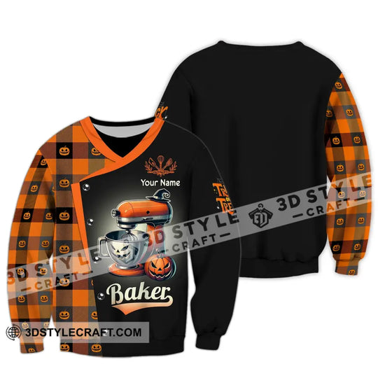 Unisex Shirt - Custom Name Shirt Making Cake Baker style option 2