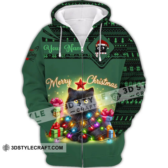 Unisex Shirt, Custom Name Merry Christmas Shirt, Christmas Polo Long Sleeve Shirt, Christmas Gift style option 3