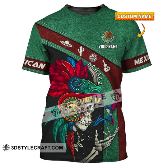 Unisex Shirt, Custom Name Mexico Shirt, Mexico Lover Polo Long Sleeve Shirt, Mexican Gift style option 1