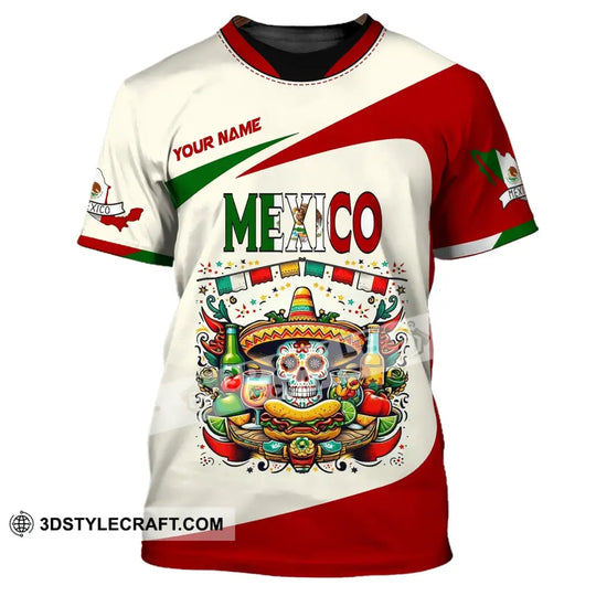 Unisex Shirt, Custom Name Mexico Shirt, Mexico Polo Long Sleeve, Mexico Gift style option 2