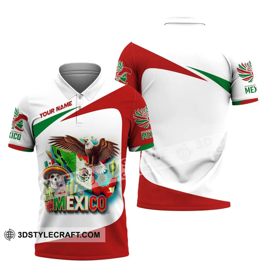 Unisex Shirt, Custom Name Mexico Shirt, Mexico Proud, Mexico Polo Long Sleeve, Mexico Gift style option 4