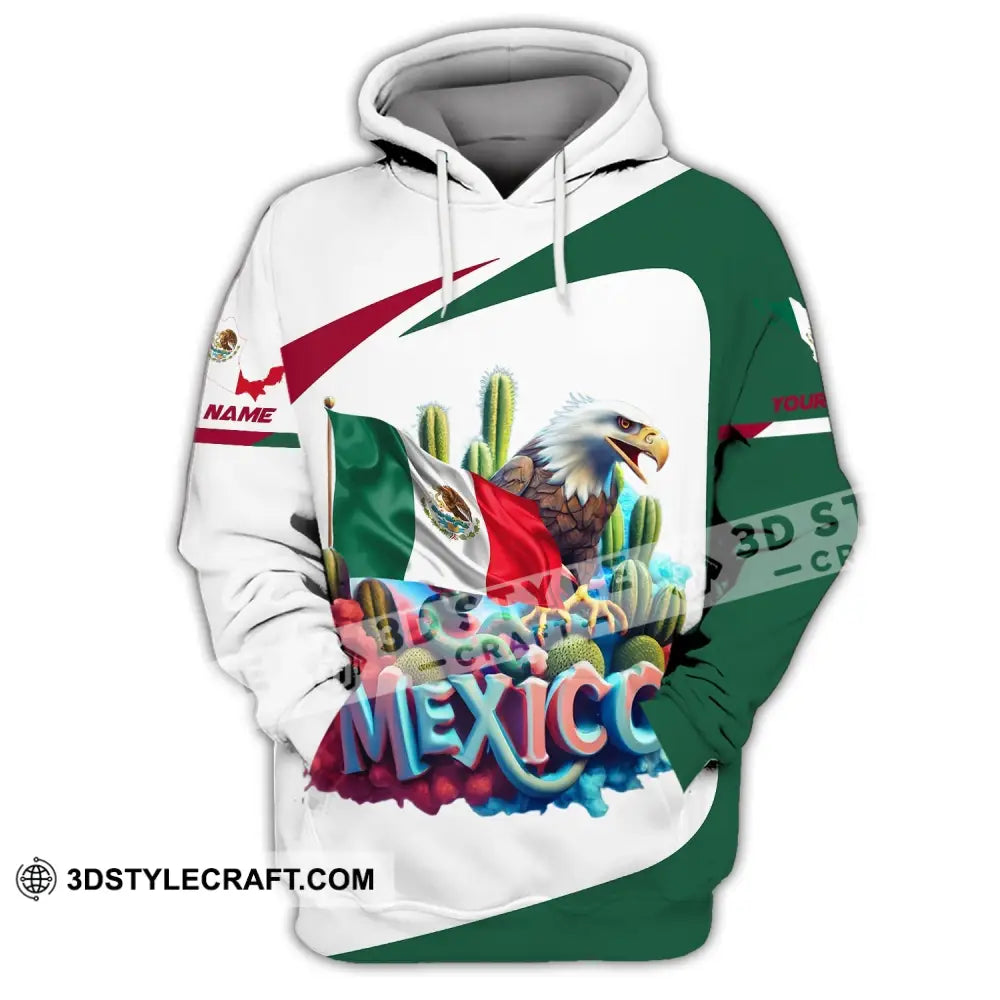 Unisex Shirt Custom Name Mexico T-Shirt Lover Mexican Gift Hoodie / S