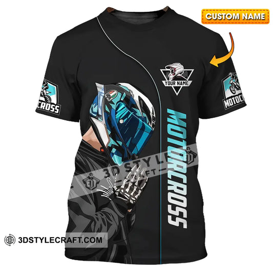 Unisex Shirt - Custom Name Motocross Praying T-Shirt