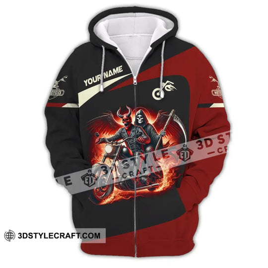 Unisex Shirt, Custom Name Motorcycle Shirt, Motorcycle Polo Long Sleeve, Motorcycle Love T-Shirt style option 4