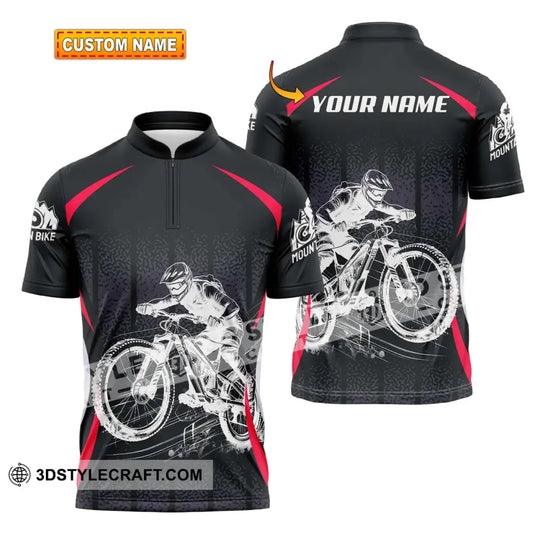 Unisex Shirt - Custom Name Mountain Bike Player Sport Shirt style option 1