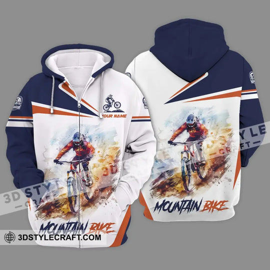 Unisex Shirt - Custom Name Mountain Bike Shirt, Mountain Bike Player style option 2