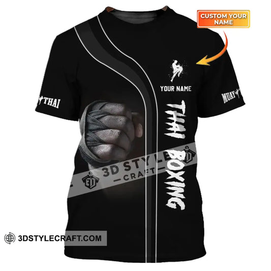 Unisex Shirt - Custom Name Muay Thai Boxing T-Shirt