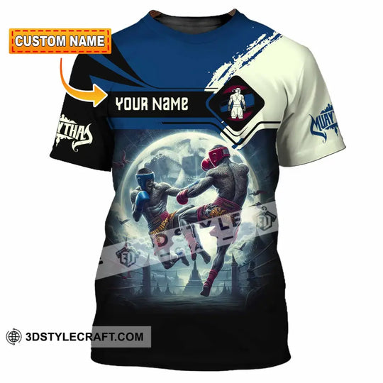 Unisex Shirt, Custom Name Muay Thai Shirt, Muay Thai Polo Long Sleeve Shirt style option 1