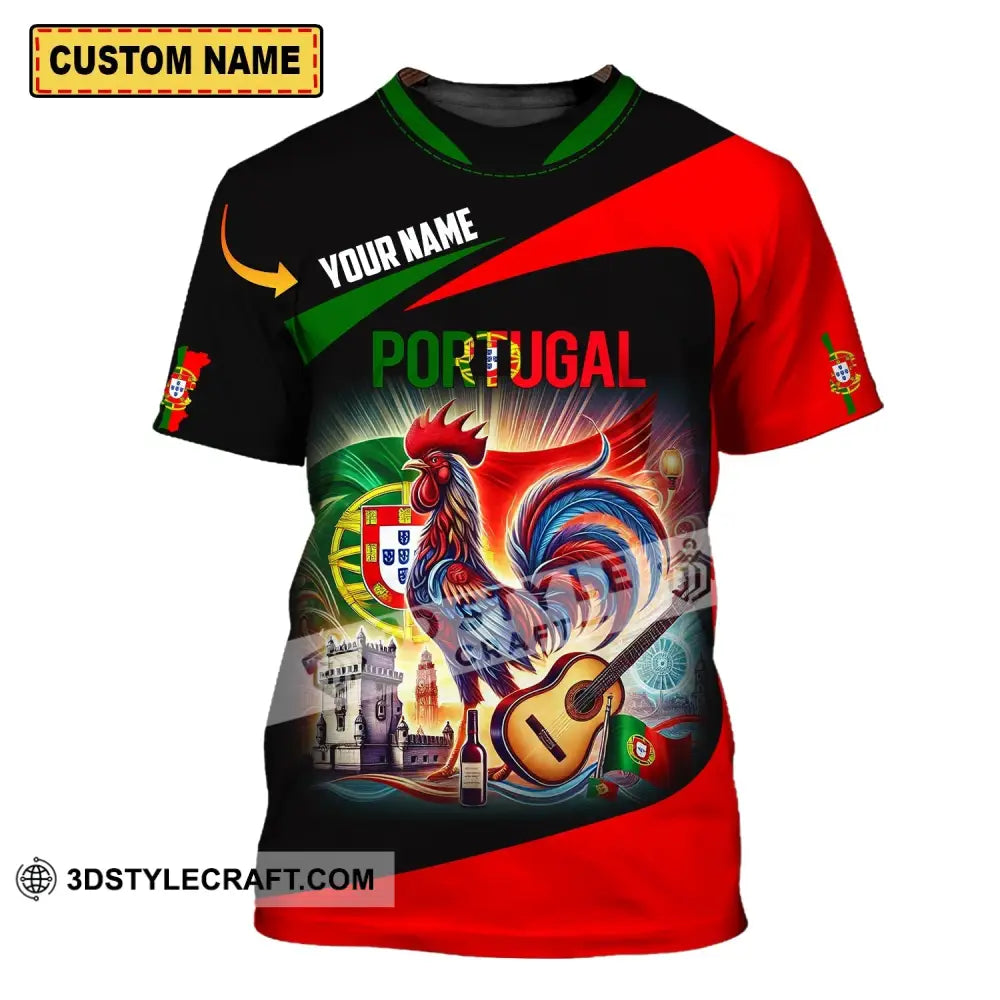 Unisex Shirt - Custom Name National Team Portugal T-Shirt