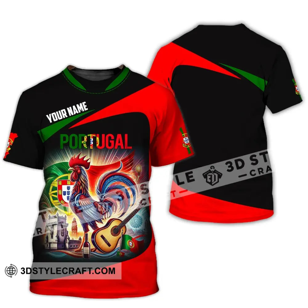 Unisex Shirt - Custom Name National Team Portugal T-Shirt / S T-Shirt