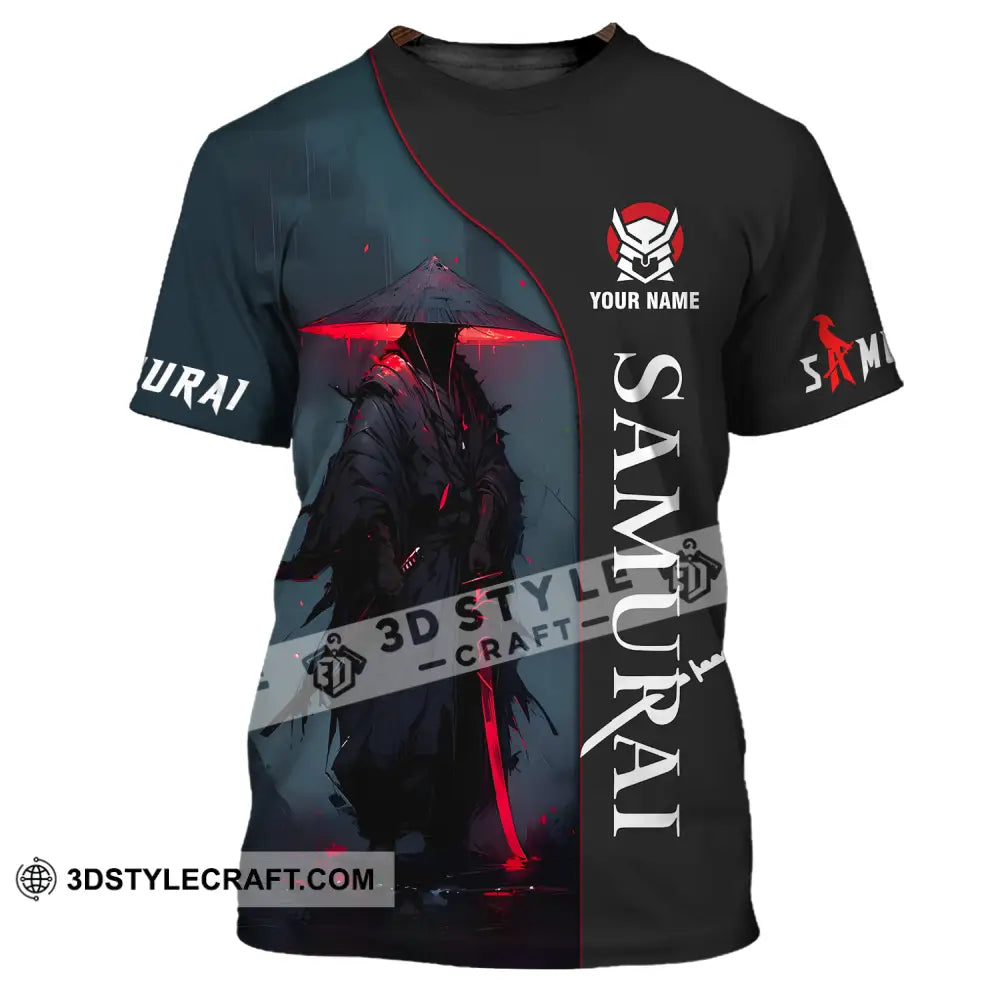 Unisex Shirt - Custom Name Night Samurai T-Shirt / S T-Shirt