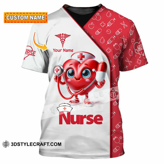 Unisex Shirt, Custom Name Nurse Shirt, Nurse T-Shirt style option 1