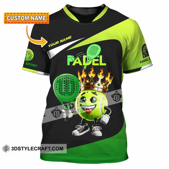 Unisex Shirt, Custom Name Padel Shirt, Padel Polo Long Sleeve Shirt style option 1