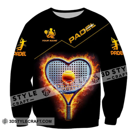 Unisex Shirt - Custom Name Shirt Padel Tennis style option 4