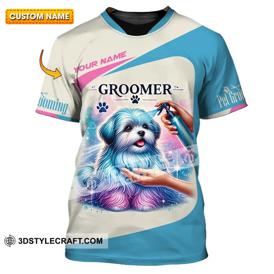 Unisex Shirt - Custom Name Pet Groomer T-Shirt