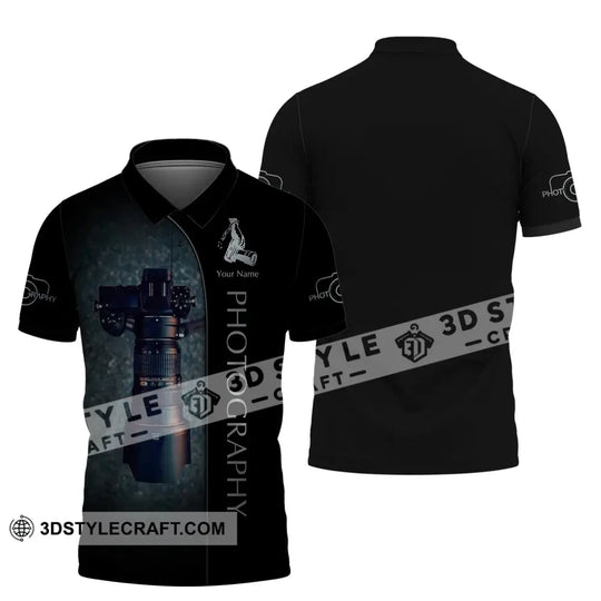 Unisex Shirt, Custom Name Photography Shirt, Gift For Photographers, Camera Lover Shirt style option 4