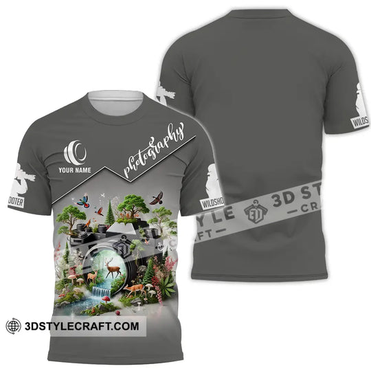Unisex Shirt - Custom Name Shirt Photography style option 2