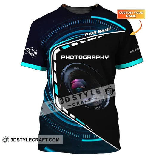 Unisex Shirt Custom Name Photography T-Shirt Gift For Photographers