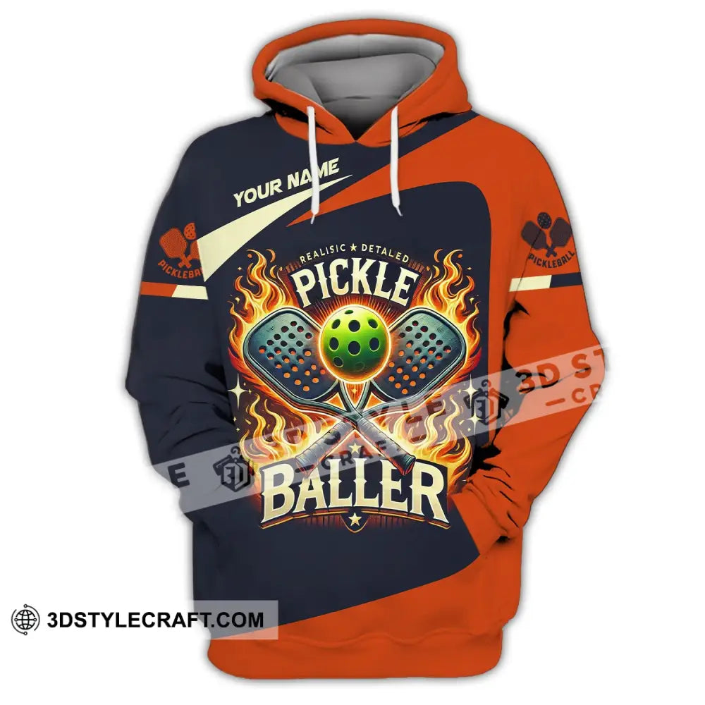 Unisex Shirt Custom Name Pickleball T-Shirt For Club Gift Players Hoodie / S T-Shirt