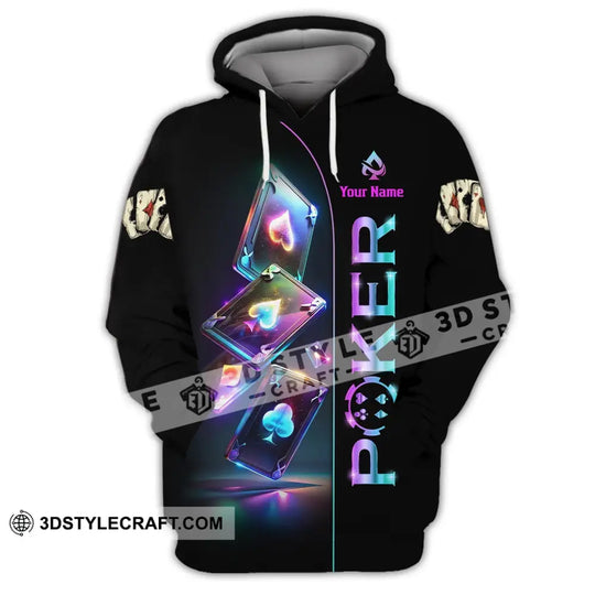 Unisex Shirt - Custom Name Poker Shirt style option 2