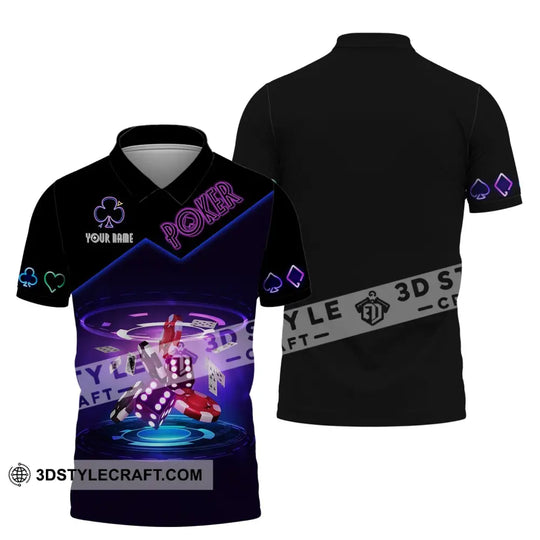 Unisex Shirt, Custom Name Poker T-Shirt, Poker Casino Shirt, Poker Gift style option 4