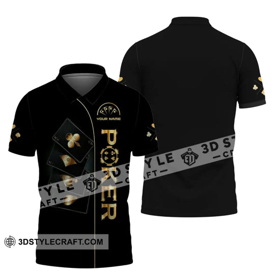 Unisex Shirt, Custom Name Poker T-Shirt, Poker Hoodie, Poker Gift style option 4