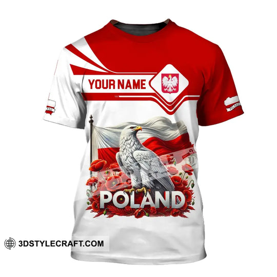 Unisex Shirt, Custom Name Poland Shirt, Poland Polo Long Sleeve Shirt, Poland Gift style option 2