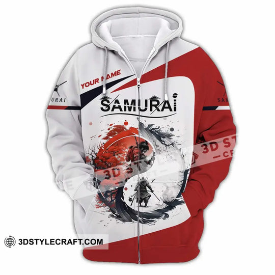 Unisex Shirt, Custom Name Samurai Shirt, Samurai Polo Long Sleeve Shirt style option 3