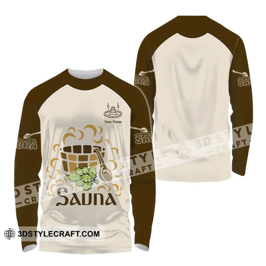 Unisex Shirt - Custom Name Shirt Sauna Relax style option 4